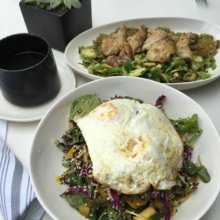 Gluten-free lunch spread from Dirt Eat Clean